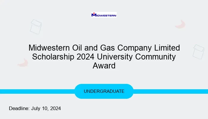 Midwestern Oil and Gas Company Limited Scholarship 2024 University Community Award